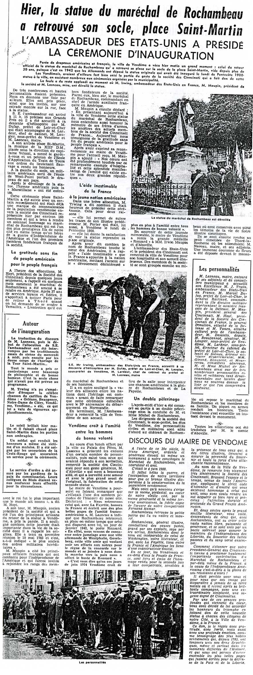Article du 6 juin 1974 Article du 6 juin 1974