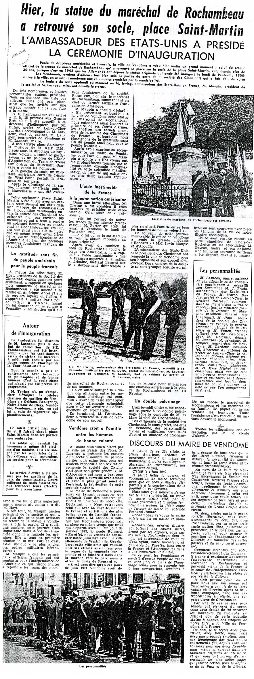 Article du 6 juin 1974