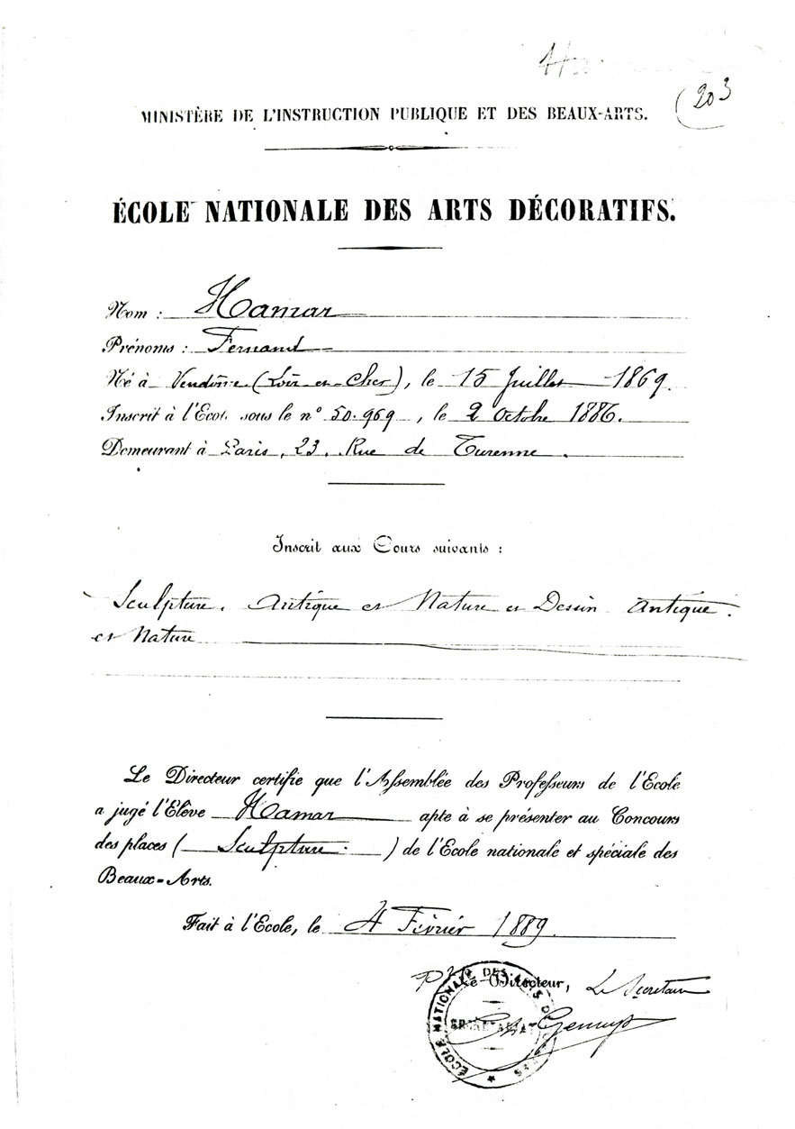 Ecole Nationale des Arts Décoratifs Ecole Nationale des Arts Décoratifs